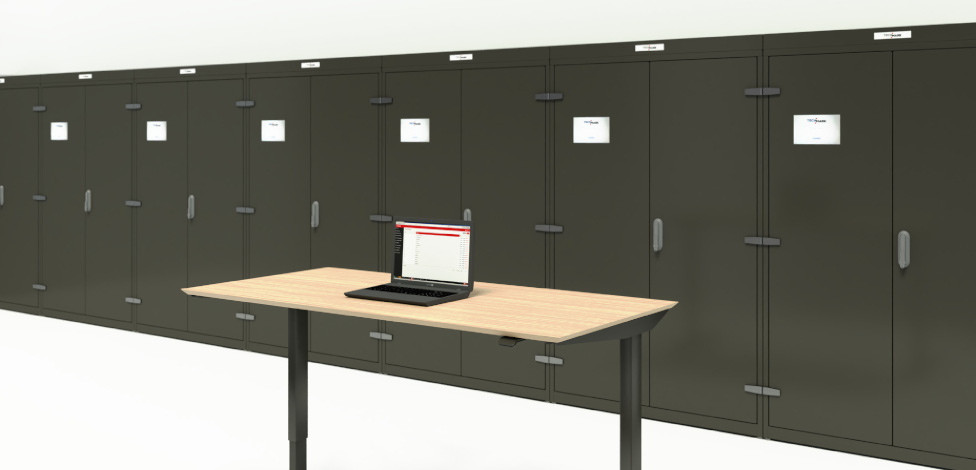 TECHCODE RFID smart office and tool cabinets are a breakthrough solution for service and maintenance departments.