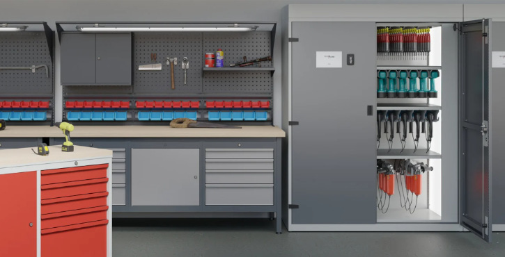 TECHCODE RFID file and tool cabinets are perfect for all kinds of repair and installation facilities.