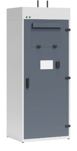 Inteligentne szafy z wrzutnią TECHCODE RFID w Systemie S.3 zapewniają automatyczną ewidencję zwracanych zasobów.