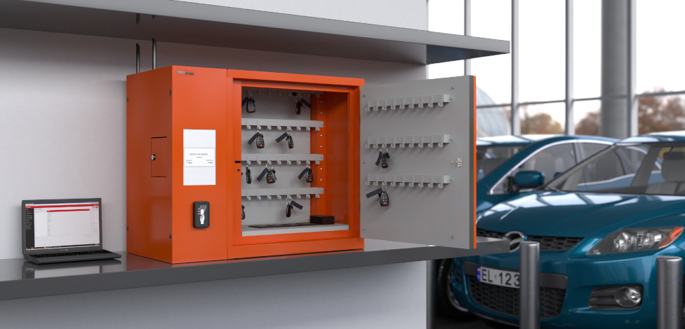 TECHCODE RFID key cabinets are excellent for car rentals and dealerships.